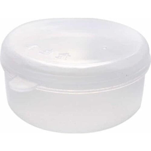 1-3pcs Round Earthworm Box For Red Worm Soft Lure Hook Storage Case Transparent Box Container Fishing Tackle Tool Accessories