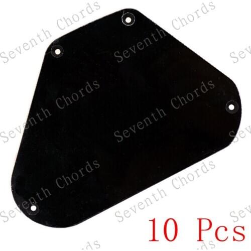 10 Pcs Bass Guitar Cavity Cover Cover Back Plate Wiring BackPlate Guitar Pickguard. made of Plastic -HC-1027-10