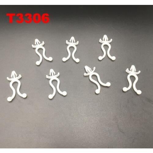 150pcs/Lot T3306 33mm Length 6mm Dia White Plastic Nylon Wire Holder Circle Round Clip Snap in Bushings Wire Mount Twist Tie