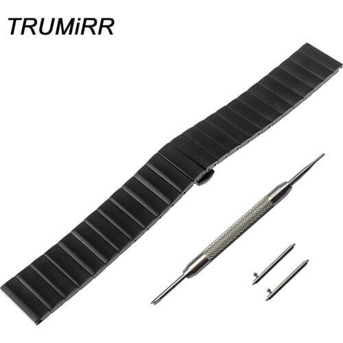 20mm Stainless Steel Watch Band Strap Bracelet w/ Quick Release Pin for Samsung Gear S2 Classic R732 & R735 Moto 360 2 42mm 2015