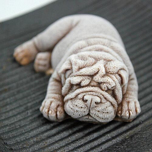 3D stereo cartoon mousse dog cake mold Bulldog silicone Baking Chocolate Mold