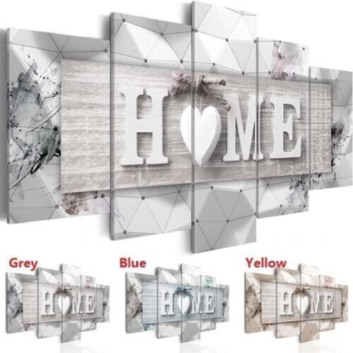 2019 Unframed Hd Printed Home Design Canvas Painting on The Wall Art Unframed 5 Pcs Home Decor Modular Pictures Posters