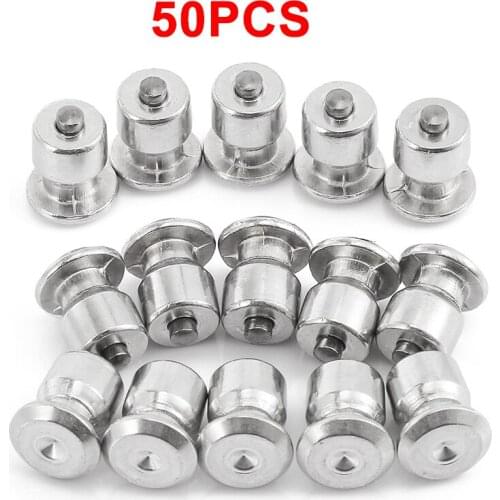50pcs Winter Wheel Lugs Car Tires Studs Screw Snow Spikes Wheel Tyre Snow Chains Studs For Shoes ATV Car Motorcycle Tire 8x10mm