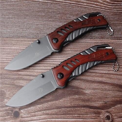 5CR15MOV stainless steel folding knife, outdoor camping, climbing, barbecue tools, convenient and durable, sharp pocket knife