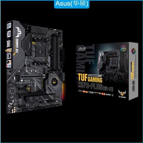 ASUS AM4 TUF Gaming X570-Plus (Wi-Fi) AMD AM4 Socket ATX Motherboard with PCIe 4.0, Dual M.2, 12+2 with Dr. MOS Power Stage