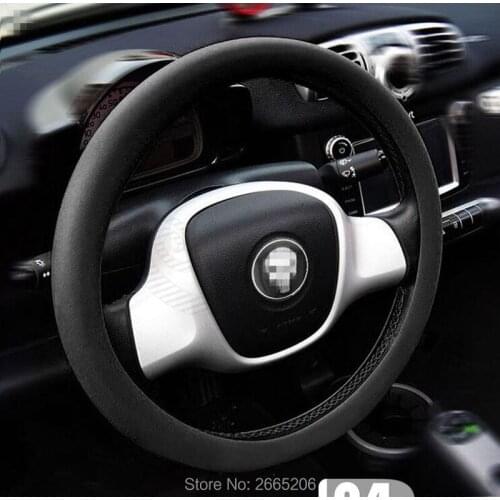 Car styling Leather Texture Auto Silicone Steering Wheel Cover for Nissan qashqai tiida almera juke primera x-trail accessories