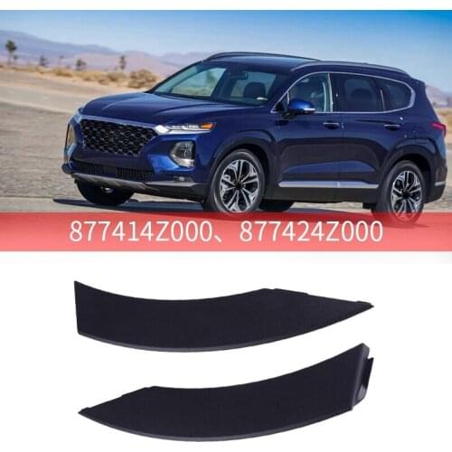 Car Rear Exterior Curved Flare Garnish Wheel Eyebrow Fender Molding for Hyundai Santa Fe Sport 2013-2018 877414Z000