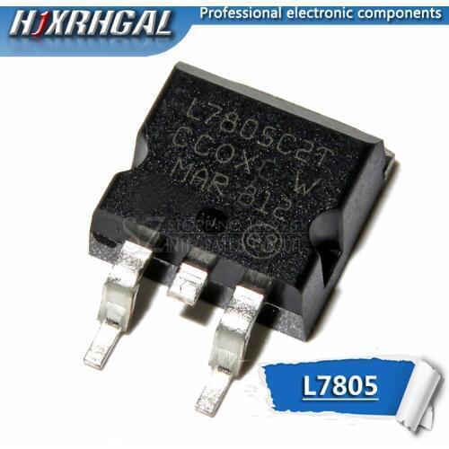 Free shipping 1pcs/lot 7805 SMD three-terminal regulator L7805 TO-263 new original