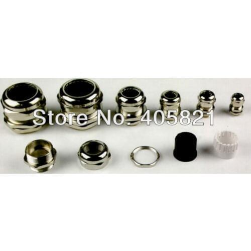 Free shipping!PG16 IP68 Waterproof brass Cable Gland For 10-14mm Cable Range