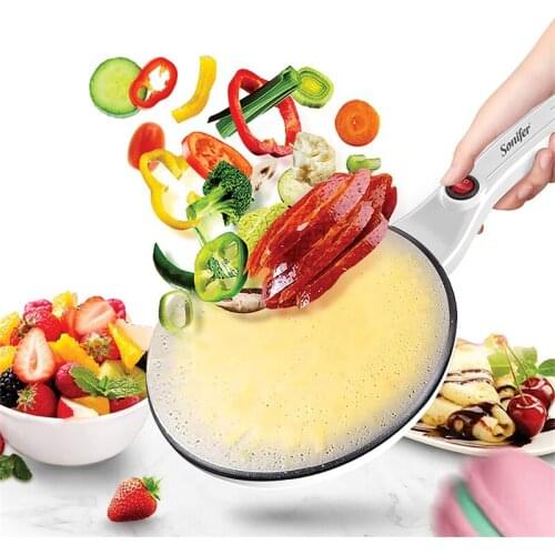 Electric Crepe Maker Pizza Pancake Machine Non-Stick Griddle Baking Pan Cake Machine Kitchen Cooking Tools Sonifer