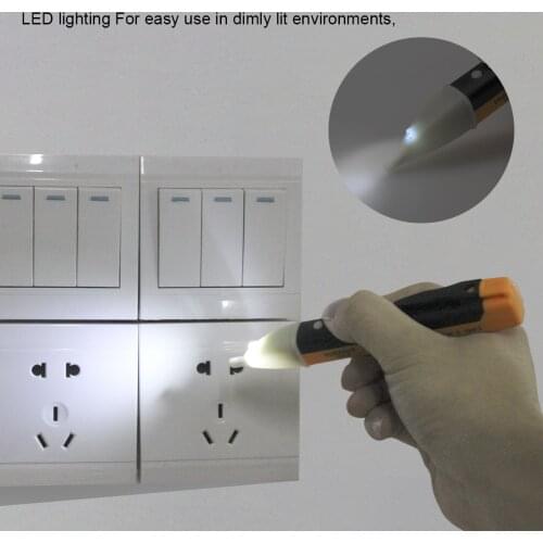 Electric Indicator 90-1000V Socket Wall AC Power Outlet Voltage Detector Sensor Voltage Tester Pen LED Light Voltage Meters