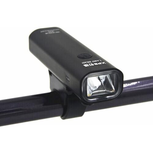 New Bicycle 400 Lumens LED bike Flashlight USB Rechargeable handlebar front Headlight Bike Lamps Built-in Battery