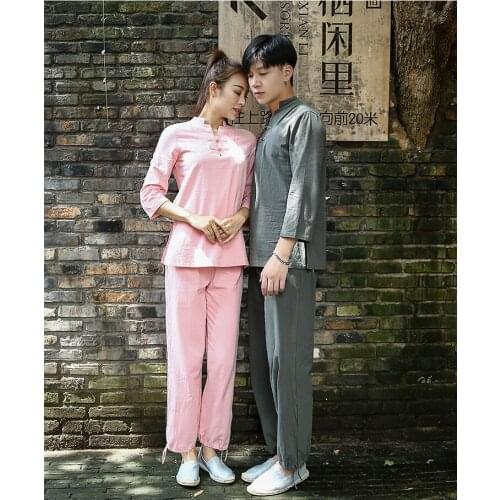 Hot Sale Ameliorate Chinese Cloth Meditation Tai Chi 6 Color Large Size S-6XL Martial Arts Suit