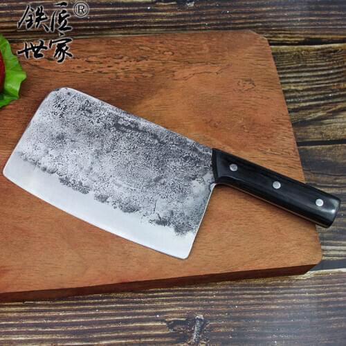 Hand Forged Bone Knife High Carbon Steel Bone Knife Kitchen Sharp Axe Knife Professional Chef Knife Thick Lancet