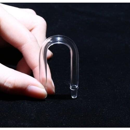 10/15/20ML Durable U Shaped Glass Tube Aquarium CO2 Diffuser Check Valve Fish Tank Tube