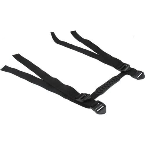 Motorcycle aluminum alloy tail box strap universal side box handle pull rope tail box is convenient quick adjustable length
