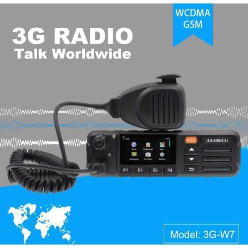 Anysecu 3G-W7 POC Network Radio Android 6.0 SOS GPS Function Support REAL PTT Walkiefleet Zello PTT EU and US universal module
