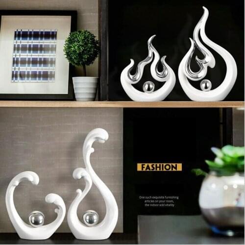MODERN CERAMIC CREATIVE FIGURINES ACCESSORIES HOME FURNISHING DECORATION CRAFTS LIVING ROOM ORNAMENTS ART DESKTOP DECOR ARTWORK