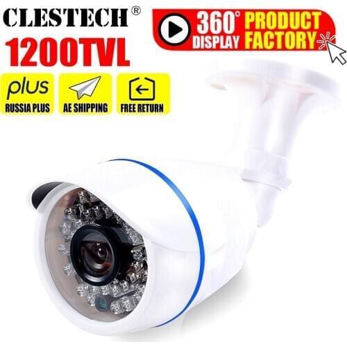 High Quality 1/3"Cmos 1200tvl MG139 HD CCTV Camera IRcut IN/Outdoor waterproof IP66 Night Vision 30m security monitoring vidicon