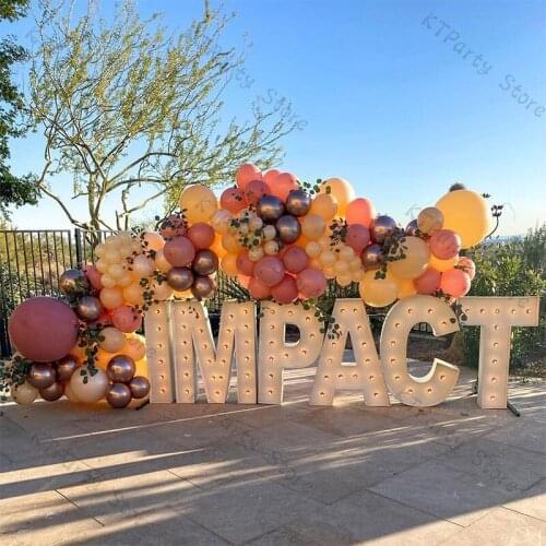 127pcs Dusty Pink Balloon Garland Arch Kit Wedding Decorations Cream Peach Rose Gold Ballon New Year Baby Shower Birthday Party