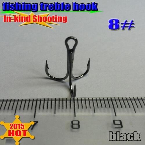 2020NEW Treble Fishing Hooks size: 8# quantity:200pcs/lot High Quality high-carbon steel