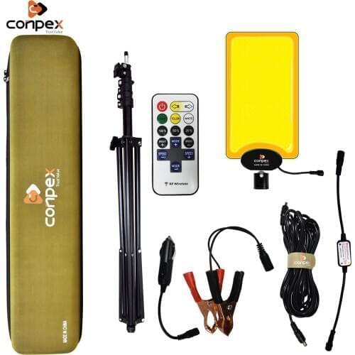 360light Rotate LED camping light rechargeable portable lantern car light for travel outdoor party LED camping garden lighting