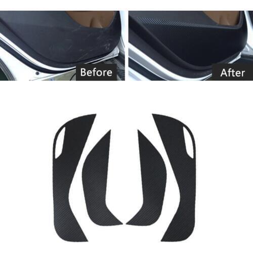 4 Pcs Side Door Inner Decal Anti Kick Protective Sticker For Hyundai Tucson 2015 2016 Dropshipping
