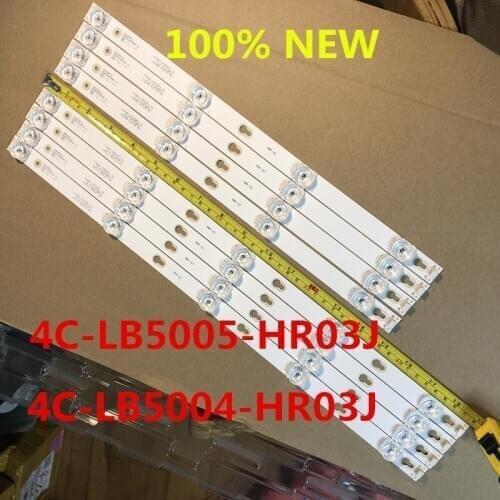 8 Pieces/lot 100% NEW for TCL D50A630U L50E5800A-UD LCD backlight strip 4C-LB5004-HR03J 4C-LB5005-HR03J 4C-LB5004