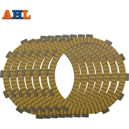 AHL Motorcycle Clutch Friction Plates Set for Kawasaki ZX600 ZX 600 Ninja 600R 1985-1997 Clutch Lining #CP-0009