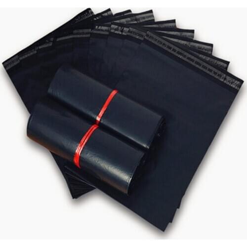 Black Poly Mailer Adhesive Envelope Bags Shipping Packaging Bags Plastic Mailing Black Wedding Gift Box Package Bag