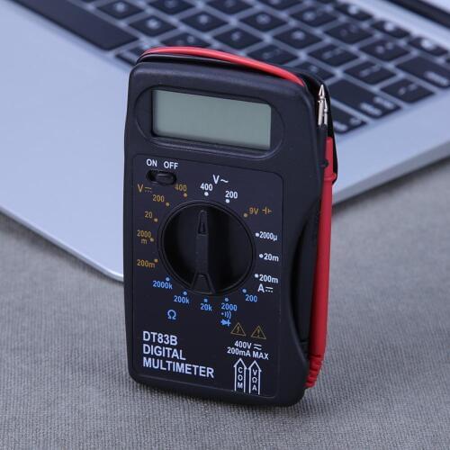 DT83B Digital Multimeter Mini Pocket Ammeter Handheld Voltmeter Ohm Voltage Current Meter Handheld Pocket