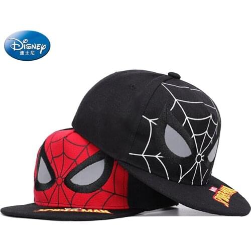 Disney Childrens Baseball Cap Breathable Kids Sun Hats Spiderman Boys spring Summer autumn winter Spider man Cotton Cap for boy