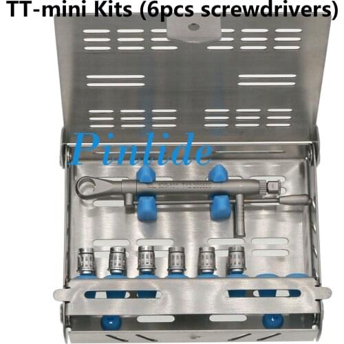 Dental Implant Restoration tool Universal Implant Torque Screw Ratchet 5-55NCM Drivers & Wrench Kits