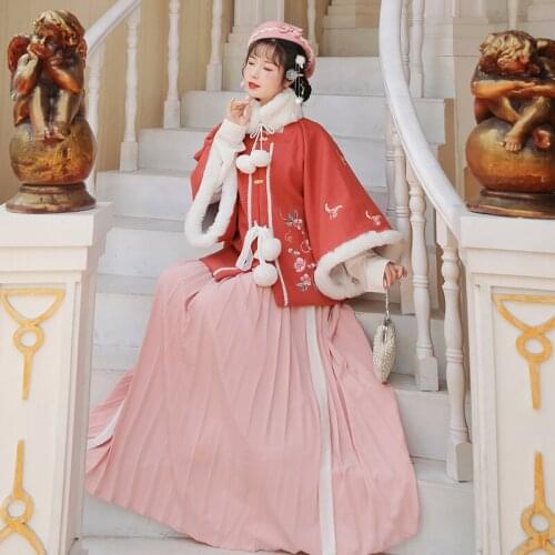 Chinese New Year Clothes Hanfu Women Fairy Costume Stage Costume Wedding Dress Fairies Outfit Classical Dancewear DL7304