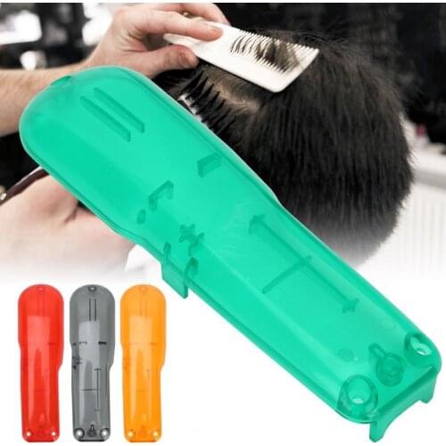 4 color Hair Clipper Cover Electric Hair Cutter Trimmer Transparent Cover Shell Replacement for Barber Cover For 8591 8147