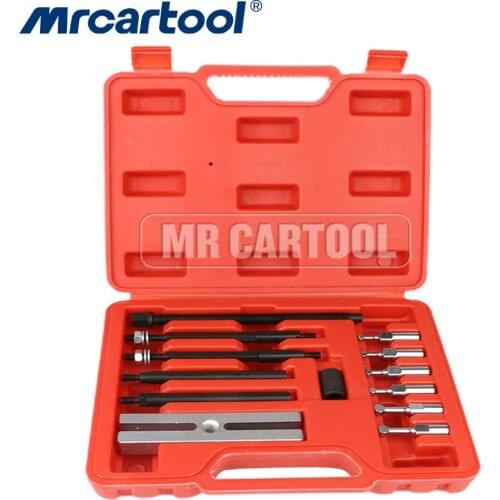 MR CARTOOL 13 Piece Small Insert Bearing Race Puller Remover Tool Kit Small Insert Bearing Puller Professional Car Repair Tool