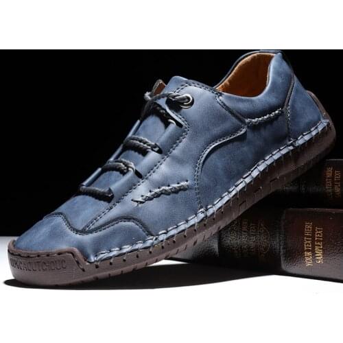 Mens fashion leisure shoes big yards outdoor shoes mens shoes pure manual suture homens sapatos casuais