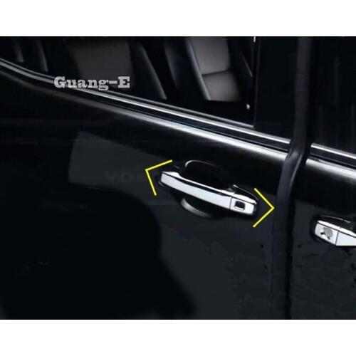 Car Sticker Cover Armrest Detector Frame Lamp Trim Door Handle 12pcs For Toyota Noah Voxy 80 Series 2014 2015 2016 2017 2018