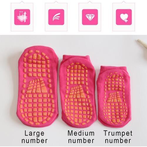 Anti-slip Cushioning Bandage Pilates Ballet Good Grip for Men and Women Cotton Socks Trampoline Socks
