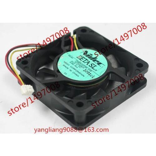 Nidec D06R-24TS8,01B DC 24.5V 0.08Amp 60X60X15mm Server Cooling Fan