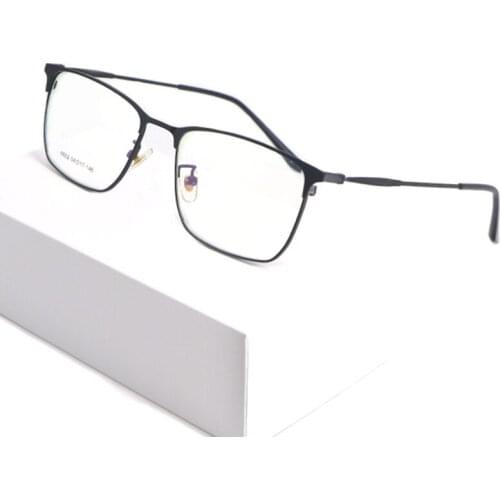 Unisex Myopia Eyeglasses Frames Vintage Glasses Frame Men Women Retro Square Replaceable Lens Eye Glasses Alloy Eyewear Frame