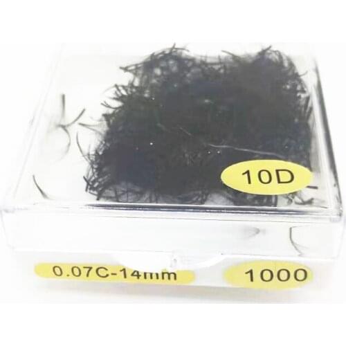 1 Bottle 1000 Loose Fans Pre Made Russian Strip Volume Lash Extension Supplies 1000 Loose Bulk Premade Eyelash Extensions
