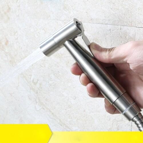 Handheld Toilet Bidet sprayer set 304Stainless Steel Hand Bidet faucet for Bathroom hand sprayer shower head self cleaning