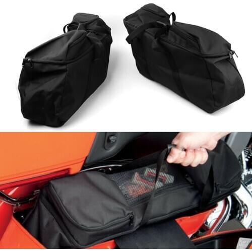 Motorcycle Drag Specialties Saddlebag Liners Hard Saddle Bags For Harley Touring 2014 2015 2016 2017 2018 2019