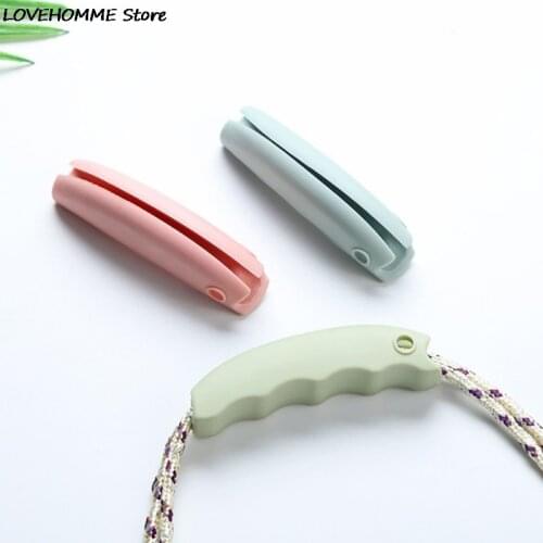 Silicone Portable Vegetable Device Labor Saving Shopping Bag Carry Holder With Keyhole Handle Comfortable Grip Protect Hand Tool
