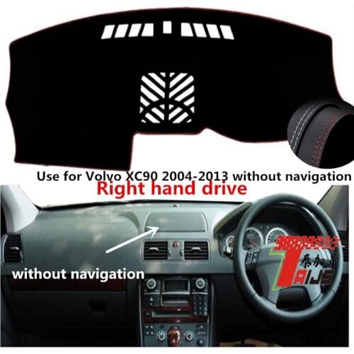 TAIJS Factory Casual Leather Car Dashboard Cover For Volvo XC90 2004 2005 2006 2007 2008 09 10 2011 2012 2013 Right hand drive