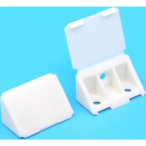 10Pcs Nylon plastic thickened corner furniture, right angle 90 degree angle, plywood tray cabinet fittings fittings corner code