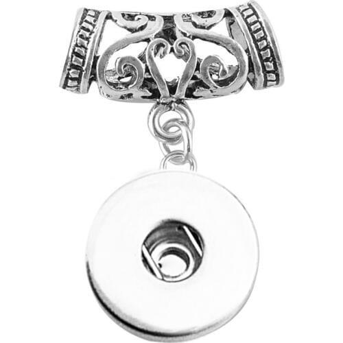 DIY Snaps Jewelry Metal Snap Button Pendants Ginger snap necklace DY109 (fit 18mm snaps) BOBOSGIRL