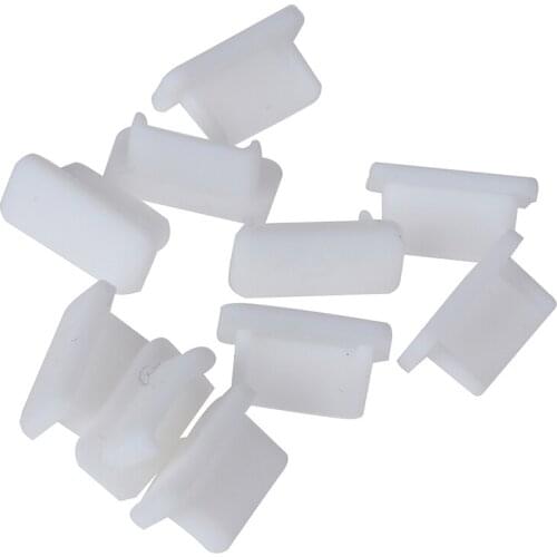 10pcs High Quality USB 3.1 Type C Anti Dust Rubber Dust Plug Black/White Type C Plug Cover For Macbook Huawei P9 Charger