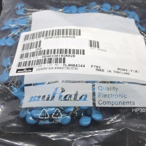 100% New and original DEHR33A102KA2B HRR102K1KV 1KV102K Y capacitance